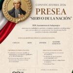 Autoridades municipales de Indaparapeo emiten convocatoria para la presea ” Siervo de la Nación” 2026
