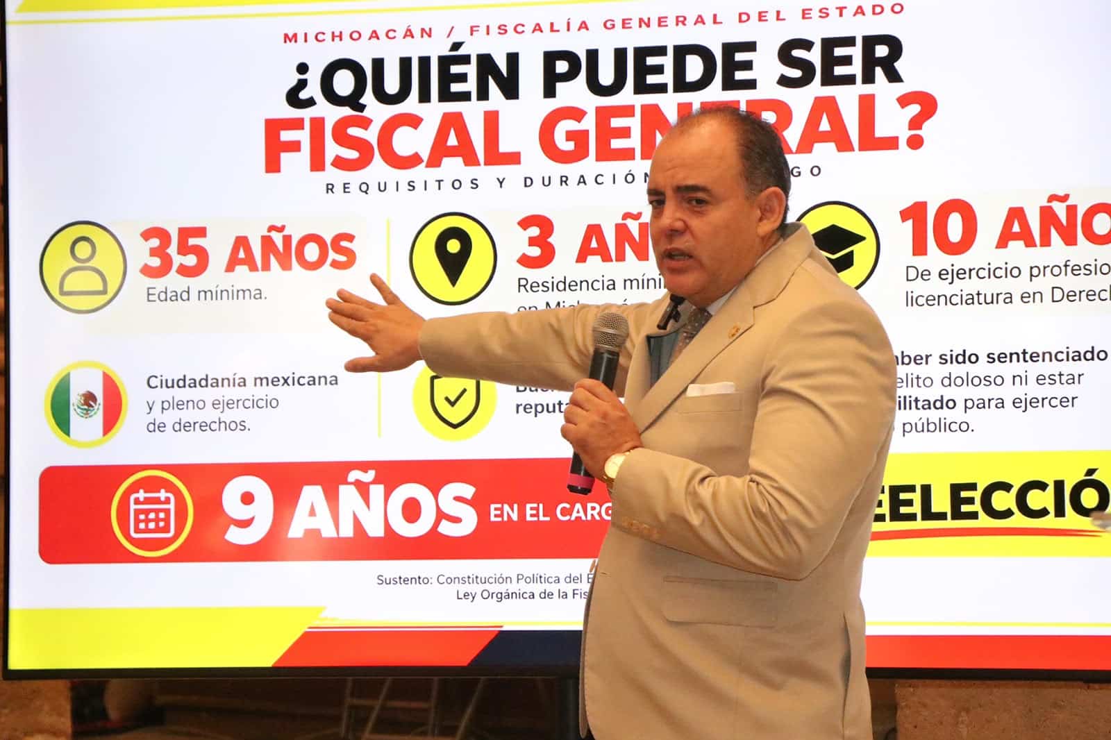 No habrá improvisaciones en la elección del próximo Fiscal de Michoacán: Baltazar Gaona